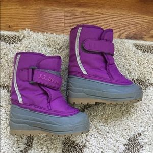 LL Bean Snow Boots (girls)